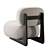 Elegant Aria Accent Chair 3D model small image 4