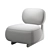 Elegant Aria Accent Chair 3D model small image 5