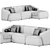 Modern Modular Sofa by Westwing 3D model small image 4