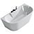 ABBER AB9299 Acrylic Bathtub 3Ds Max Model 3D model small image 3