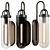 Modern Parisian Lantern Collection 3D model small image 1