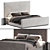 Luxury Hylan Bed Collection 3D model small image 1