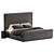 Luxury Hylan Bed Collection 3D model small image 3