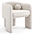 Elegant Milo Baughman Armchair Modernism 3D model small image 2