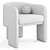 Elegant Milo Baughman Armchair Modernism 3D model small image 6