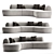 Ashton Sofa Variety by Corner 3D model small image 2