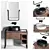 Sima Sink Bathroom Furniture Set 3D model small image 1