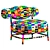 Sleek Chignon Lounge Chair 3D model small image 7