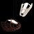 Modern Linear LED Suspension Light 3D model small image 2