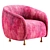 Luxury Lucien Chair 3D Model 3D model small image 2
