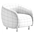 Luxury Lucien Chair 3D Model 3D model small image 6