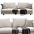 Modern Italian Avalon Sofa Set 3D model small image 6