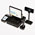  All-In-One POS System Package 3D model small image 2