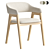 Chelsea Cream Fabric Chair Modelling 3D model small image 1