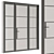 Compact Metal Glass Door Kit 3D model small image 5