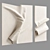 Textured Fabric Wall Panel 3D model small image 4