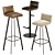 Modern Fabric Barstool GREG Variants 3D model small image 3