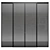 Aluminum Partitions - Various Heights 3D model small image 2