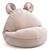 Cozy Bear Beanbag Chair (Translate) 3D model small image 7