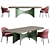 Luxury Dining Set: Minotti Angie & Turri Blues 3D model small image 1