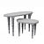 Exquisite Alexander Lamont Lapis Tables 3D model small image 6