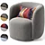 Tailored Menik Chair with Cushion 3D model small image 1