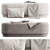 Montbel Oval Pouf Tablet 5277 3D model small image 3