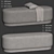Montbel Oval Pouf Tablet 5277 3D model small image 6