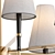 Modern Ventana 8-Light Chandelier 3D model small image 2