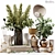 Elegant Home Decor Set 209 3D model small image 1