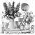 Elegant Home Decor Set 209 3D model small image 7
