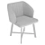 Industrial Stone Gray Chair 3D model small image 5