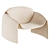 Poliform Le Club Armchair 3D model small image 3