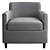 Elegant a.rudin Armchair Design 3D model small image 4