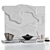 Modern Decorative Set with Statue 3D model small image 2