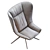Stylish COLIBRI SOFT Armchair: 2016-version 3D model small image 7