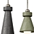 Paloma Ceramic Pendant Light Collection 3D model small image 4