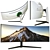 High-Performance Samsung Monitor Display 3D model small image 3