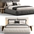 NOEL Cream Bed 3D Model 3D model small image 3