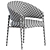  Modern Linda Chair Set by Marelli 3D model small image 3