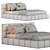 Luxury Italian Creazioni Bed 2015 3D model small image 7