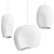 Sleek Unai Pendant Light 3D model small image 5