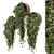Concrete Pot Hanging Indoor Plants 3D model small image 1