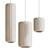 Sleek Glass TR37 Pendant Light 3D model small image 2