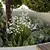 Urban Green Plant Bench Set 3D model small image 4