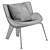 Modern B&B Italia Armchair Design 3D model small image 6