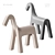 Belle Berkano Kids Horse Chair 3D model small image 1