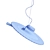 Modern Glass Pendant Lamp Stilnovo 3D model small image 3