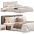 Modern Vico Bed in 3D 3D model small image 2