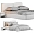 Modern Vico Bed in 3D 3D model small image 7
